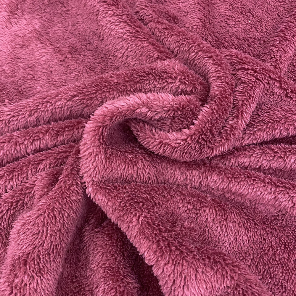 Corderito Bifaz Bordo | Hipertelas | Telas Corderito Bifaz Bordo | Hipertelas | Telas