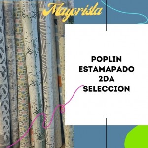 Tela Poplin Estampado - Segunda Selección