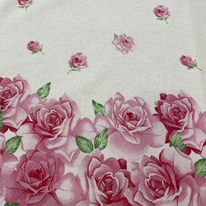 Tela POPLIN 30/30 ALG 100% Flores Rosas