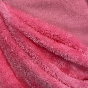 Tela Jersey con Corderito Fucsia