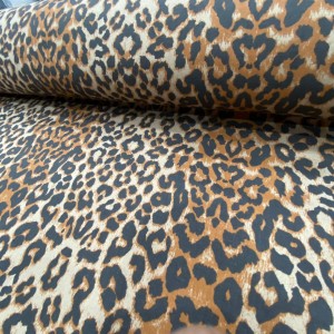 Tela Gabardina Elastizada Animal Print