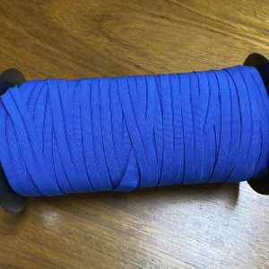 Tela Elastico Partido Azul Francia 14 mm x 550 grs