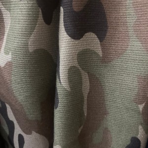 Tela Pique Estampado Camuflado