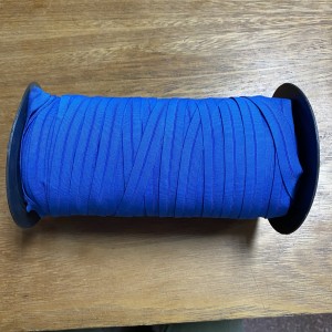 Tela Elastico Partido Azul Francia 14 mm x 630 grs
