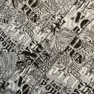 Tela Rustico Estampado Graffiti